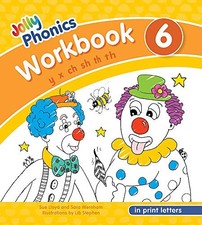 Jolly Phonics Workbook 6 in Print Letters, Lloyd, Wernham 9781844146802 New.. picture