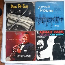 18 VG- 60s-80s Jazz LPS Various Artists All records shown are in this lot picture