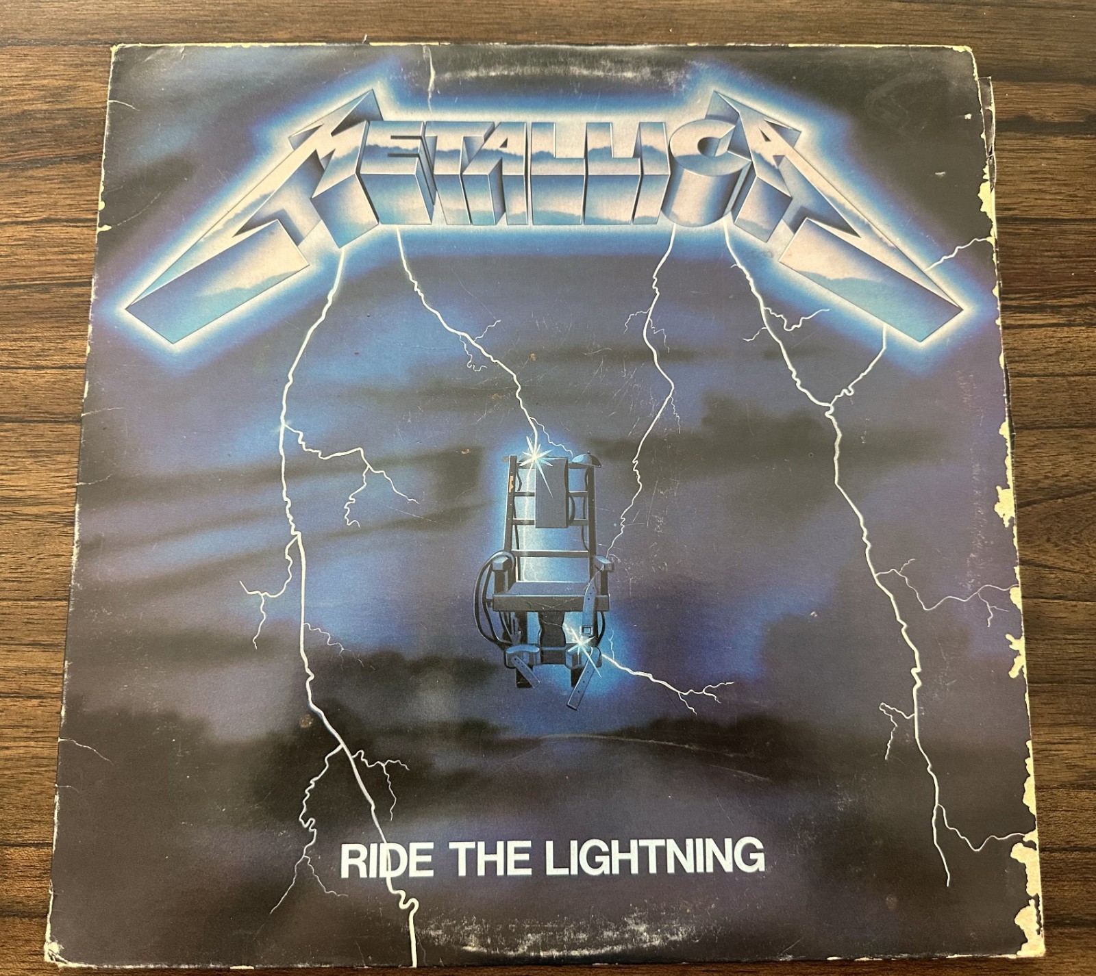 Metallica ‎– Ride The Lightning Vinyl 1984 First Pressing Megaforce Metal 