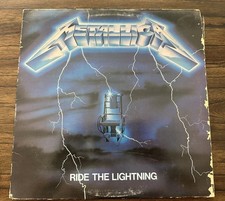 Metallica ‎– Ride The Lightning Vinyl 1984 First Pressing Megaforce Metal  picture