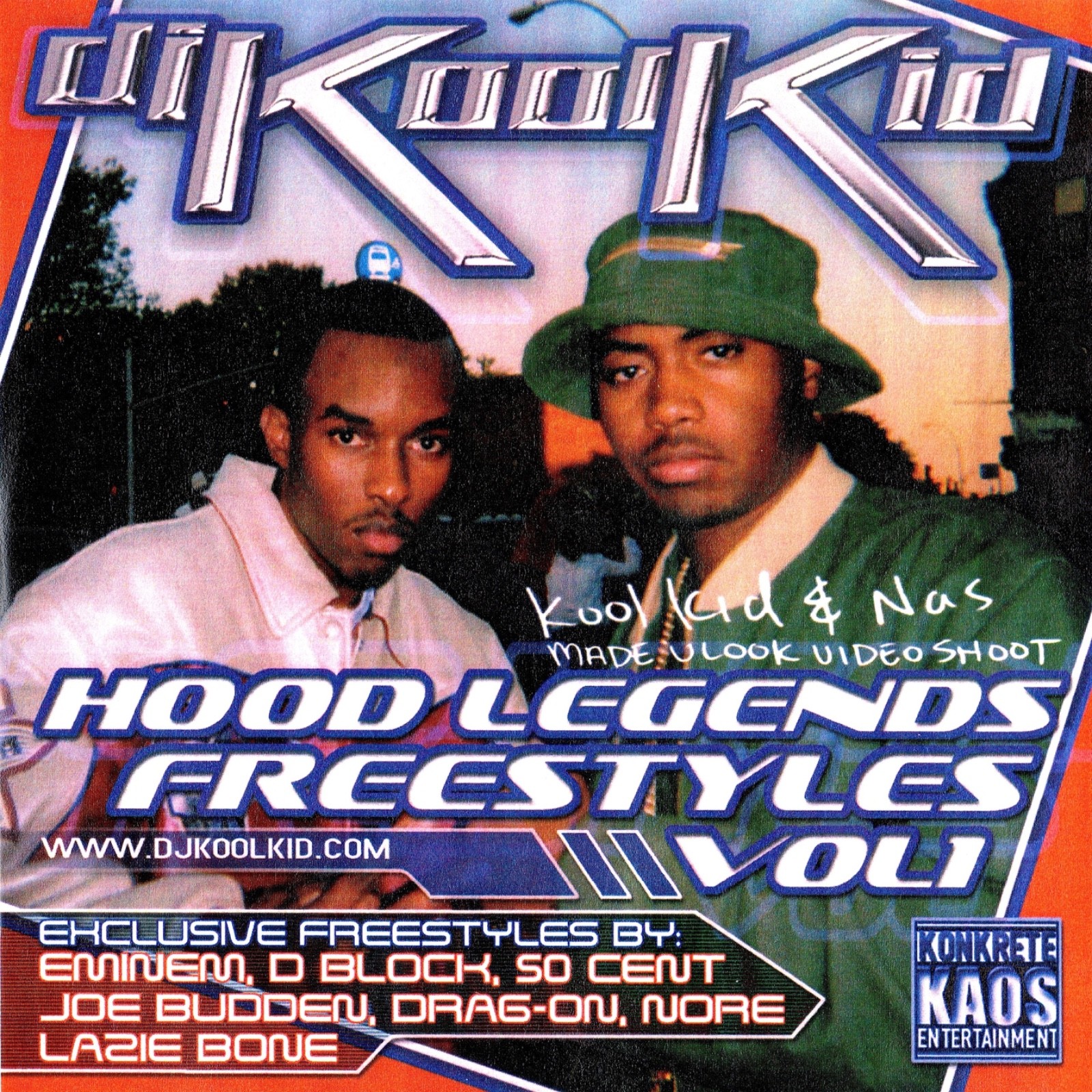 DJ KOOL KID - HOOD LEGENDS FREESTYLES 1 - OLD SCHOOL HIP HOP RAP MIXTAPE MIX CD