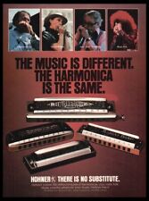 1980 Hohner Harmonica Print ad -VTG Man Cave music room décor picture