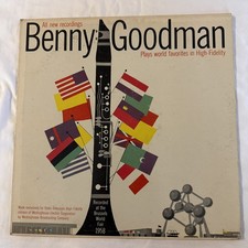 Benny Goodman Recorded at Brussels World Fair 1958 LP Vintage Westinghouse picture