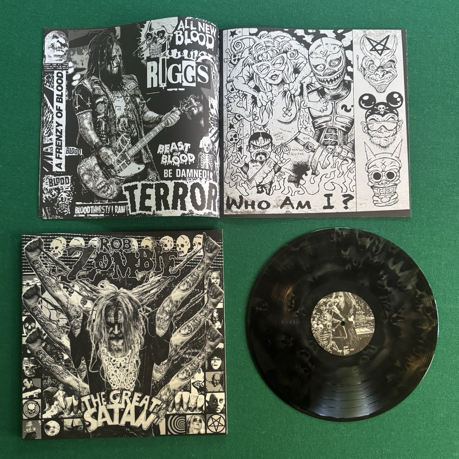 Rob Zombie The Great Satan Ghostly Black Vinyl LP w/ 28-Page Booklet Sealed New