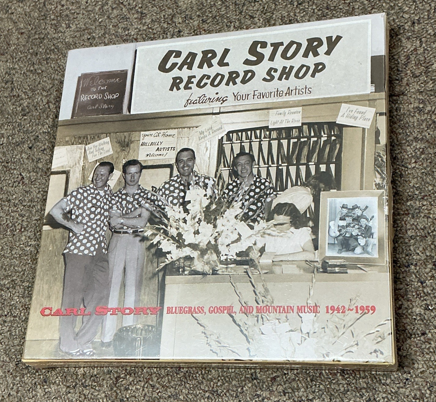 Carl Story Bluegrass Gospel Mountain 1942-1959 4 CD MINT Box Set + Book Bear