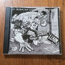 A Sign Of Impending Doom CD Compilation Grindcore Thrash Water Damage HTF picture