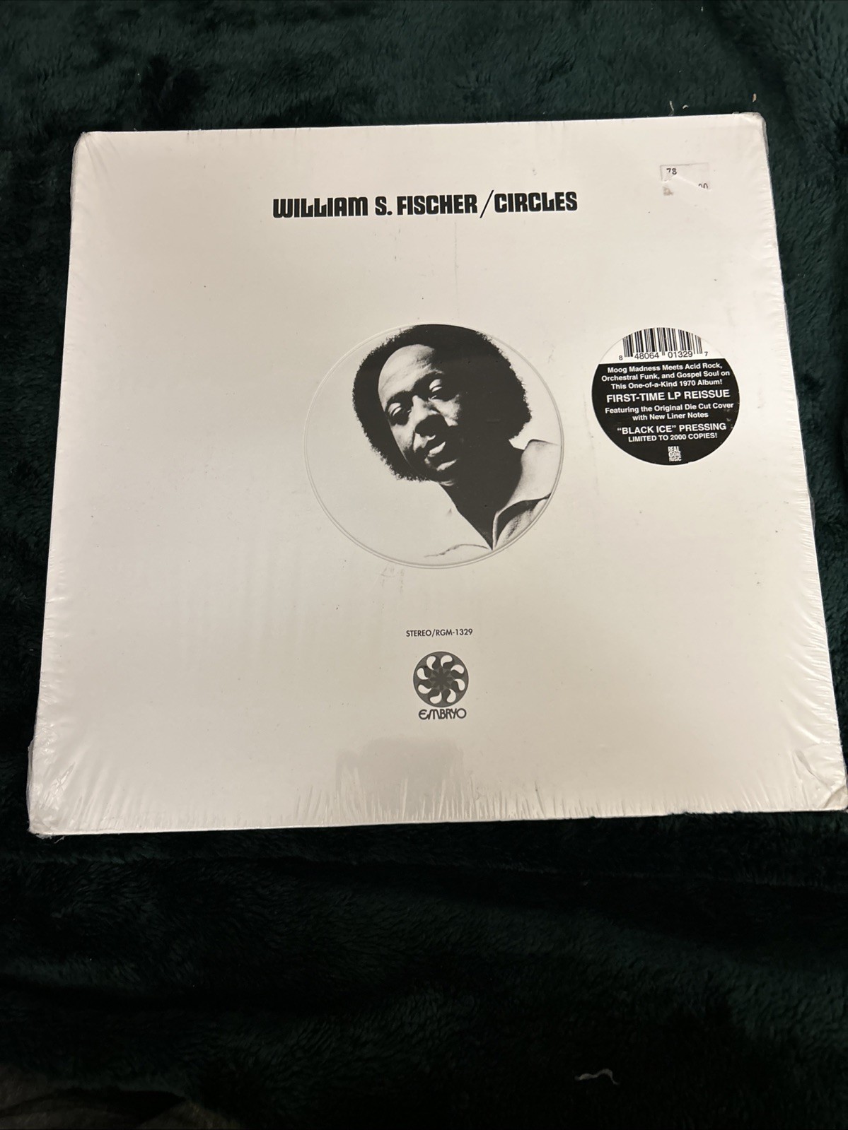 William S. Fischer - Circles LP On Black Ice Color Vinyl Electronic Jazz Funk