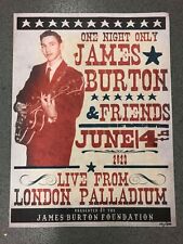 JAMES BURTON & Friends. London Palladium 2023 Big Lithograph Prints #107 Of 500. picture