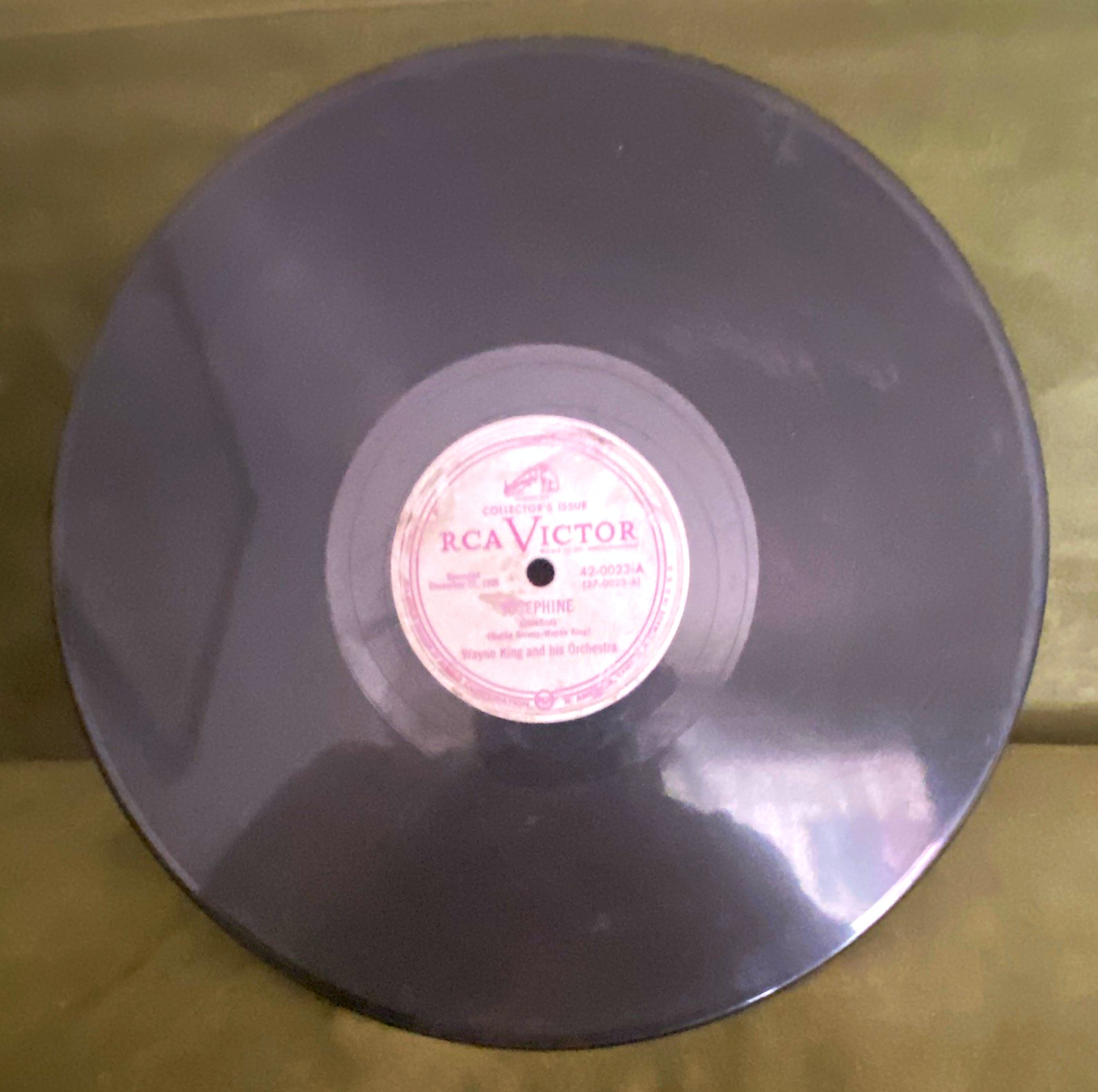 RCA Victor Josephine Wayne King & His Orchestra 20-0023-A Jazz Single