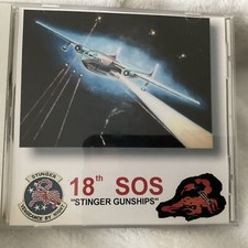 USAF 18th SOS STINGER GUNSHIP Audio CD Stinger Mission ‘72 Jolly Green Rocket + picture