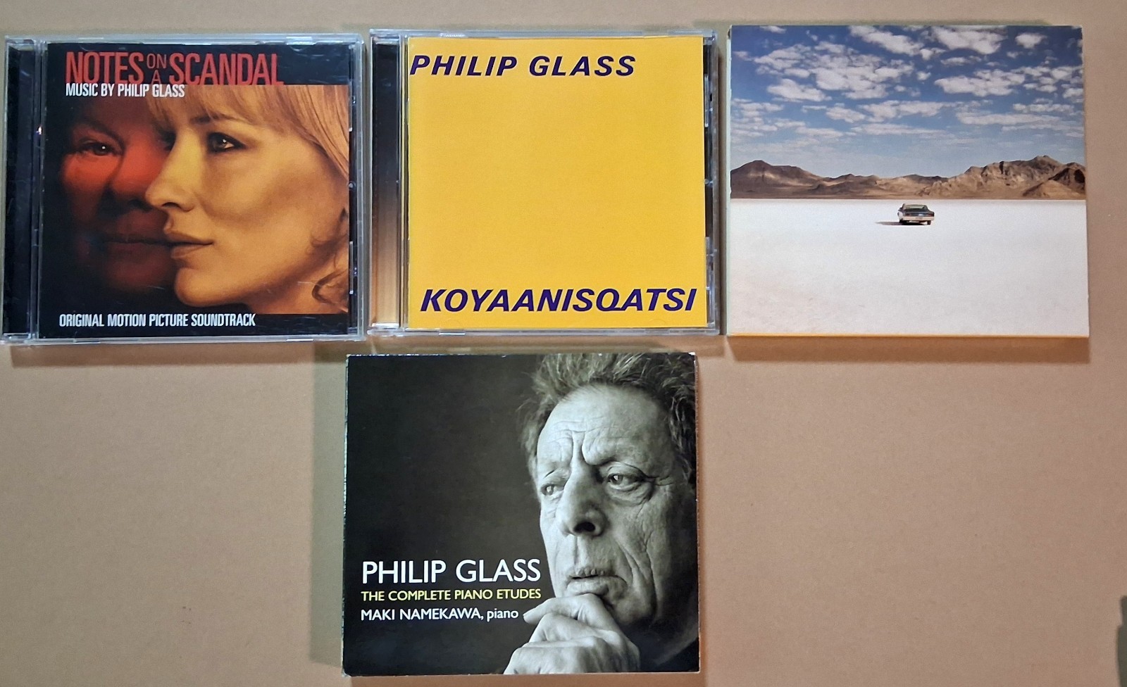Phillip Glass Three Albums 4 CDs Mint Condition  