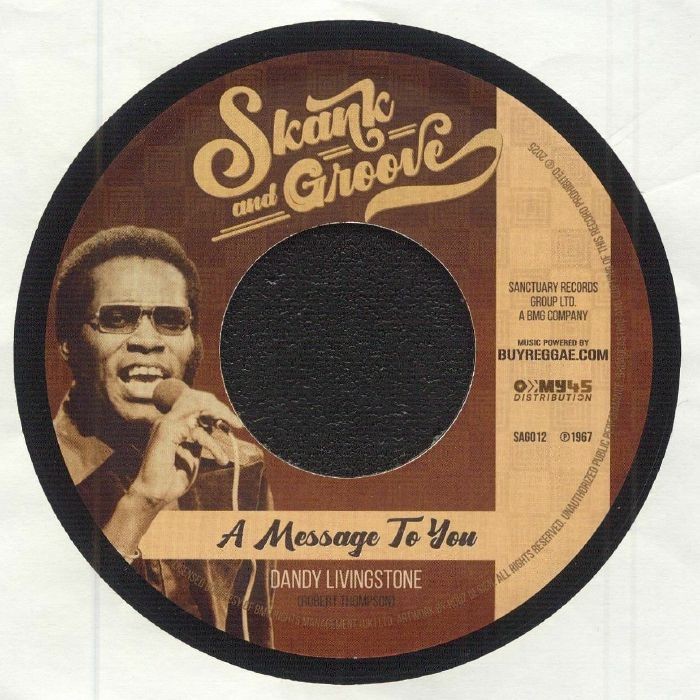 LIVINGSTONE, Dandy - Rudy A Message To You - Vinyl (7\