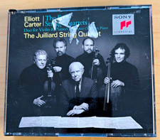 Sony Classical Elliott Carter The Four String Quartets Juilliard SQ 2CD 1991 picture