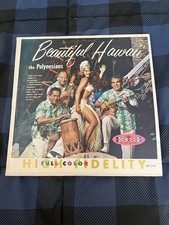 The Polynesians - Beautiful Hawaii - 1960 Crown Records - Vinyl LP Album- VG/EX picture