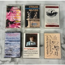 Vintage Easy Listening Classical Nature Sounds Cassette Lot 6 Tapes picture