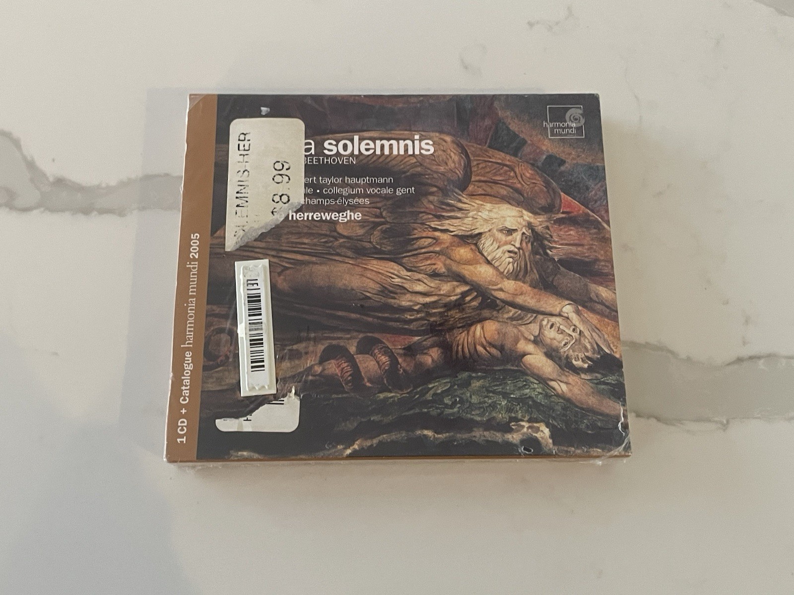 Ludwig van Beethoven Missa Solemnis Opus 123 CD 2010 Harmonia Mundi w/ Catalogue