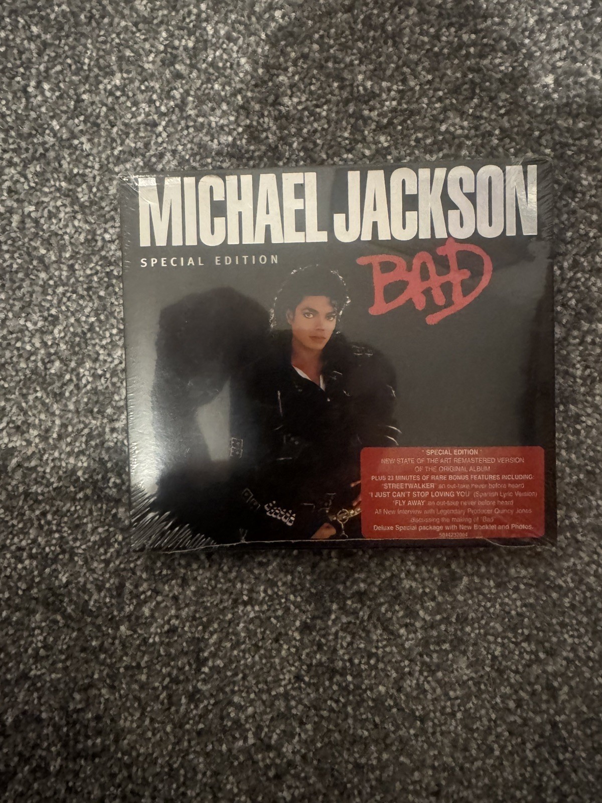 MICHAEL JACKSON BAD SPECIAL EDITION SLIPCASE VERSION WITH BONUS MATERIAL 2001