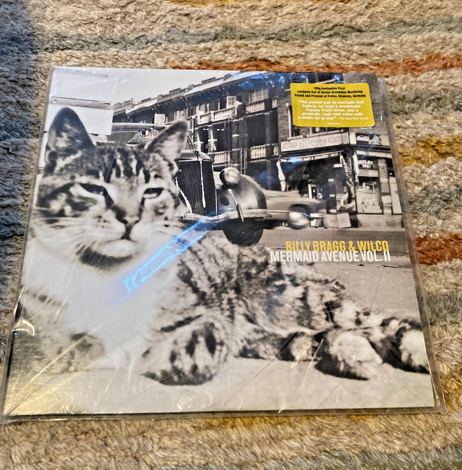 Billy Bragg & Wilco - Mermaid Avenue VOL. 2 Nonesuch Vinyl Rare Double LP (EX)