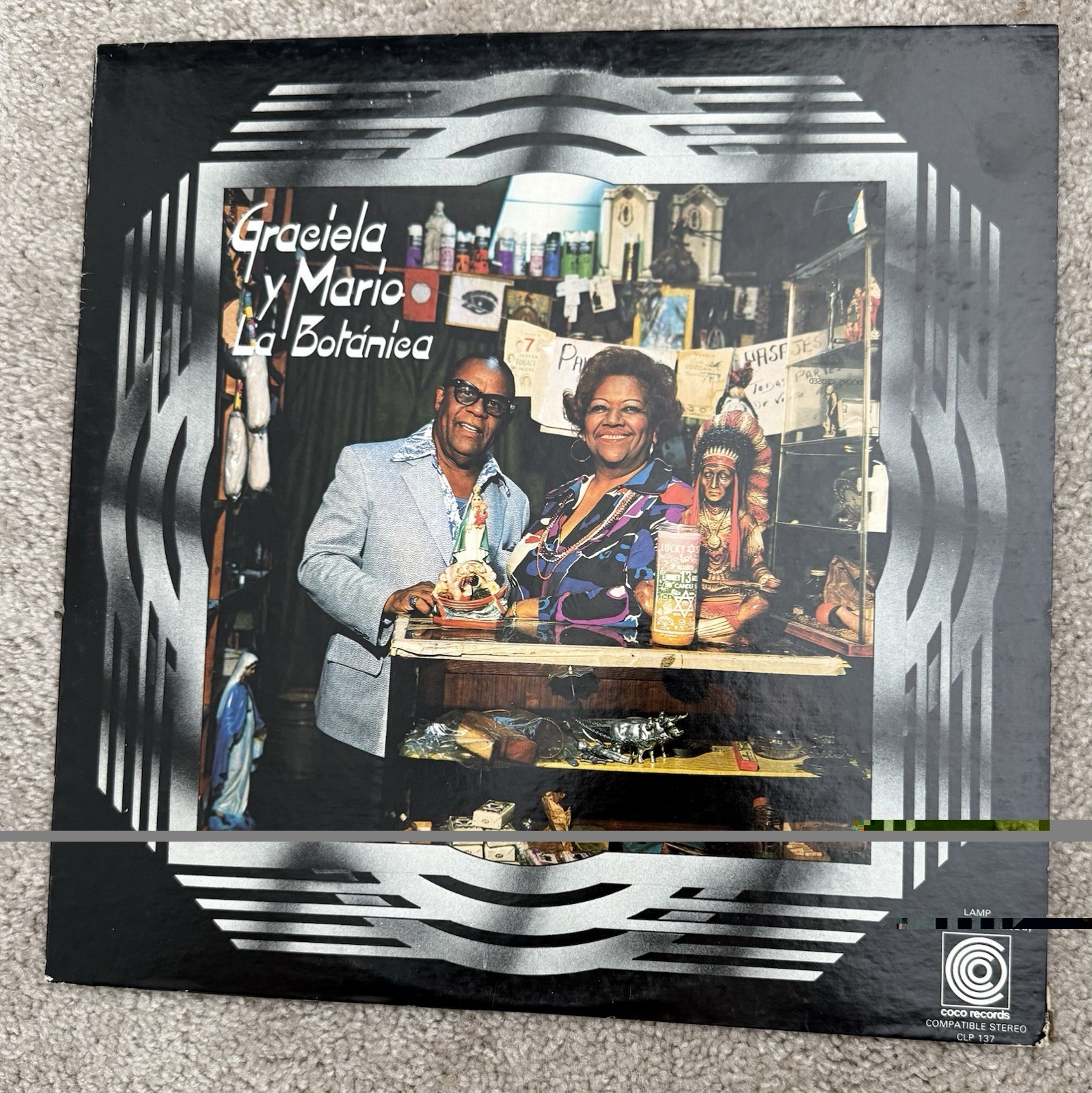 Graciela Y Mario La Botánica 1977 Vtg Cuban Salsa LP Lamp Records/Coco Records