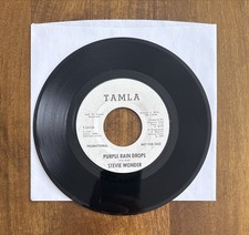 RARE Vintage Stevie Wonder Uptight/Purple Rain Drops Tamla Promo Soul 1965 picture