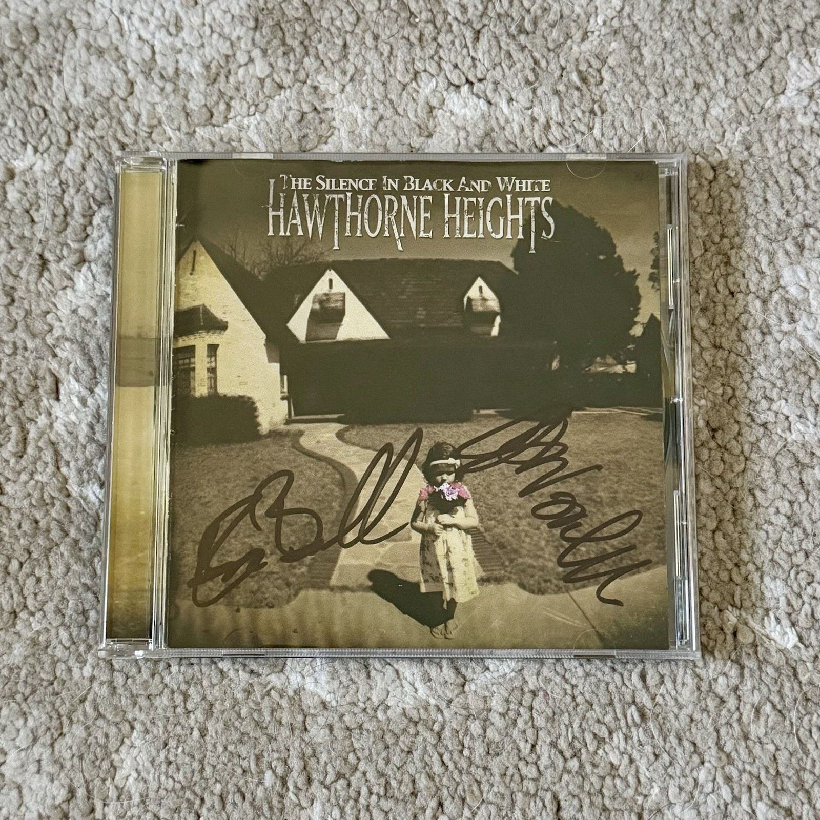 Hawthorne Heights The Silence In Black And White SIGNED CD