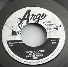 VTG Rockabilly 45 Vinyl Ray Stanley - I Can’t Wait / Over A Coke 1957 Record picture