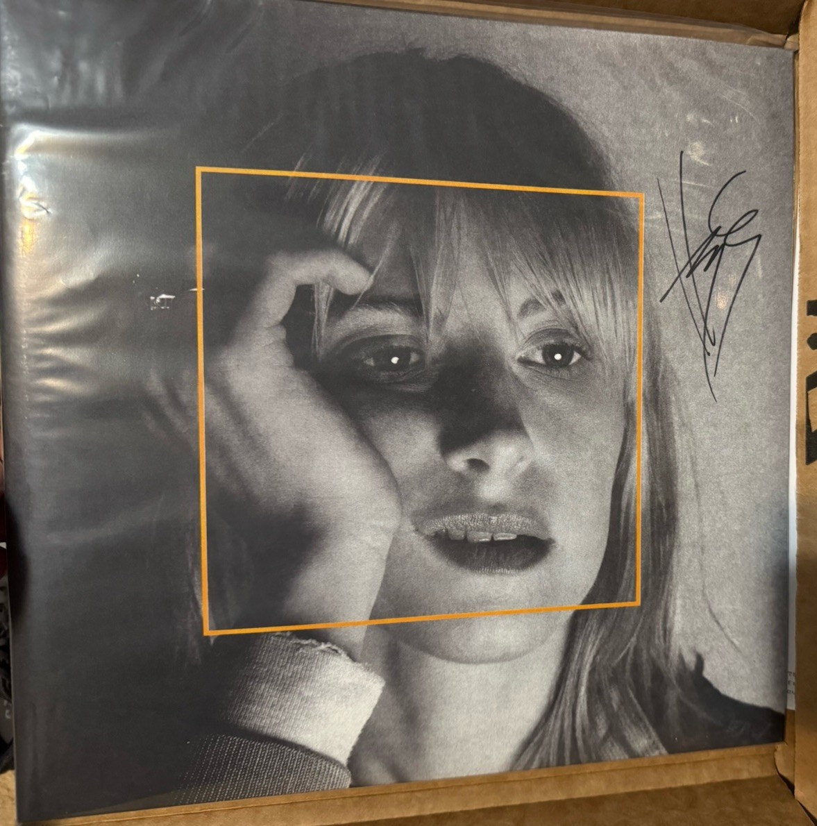 Hayley Williams SIGNED COVER Ego Death At A Bachelorette Party 2-LP Yellow Vinyl