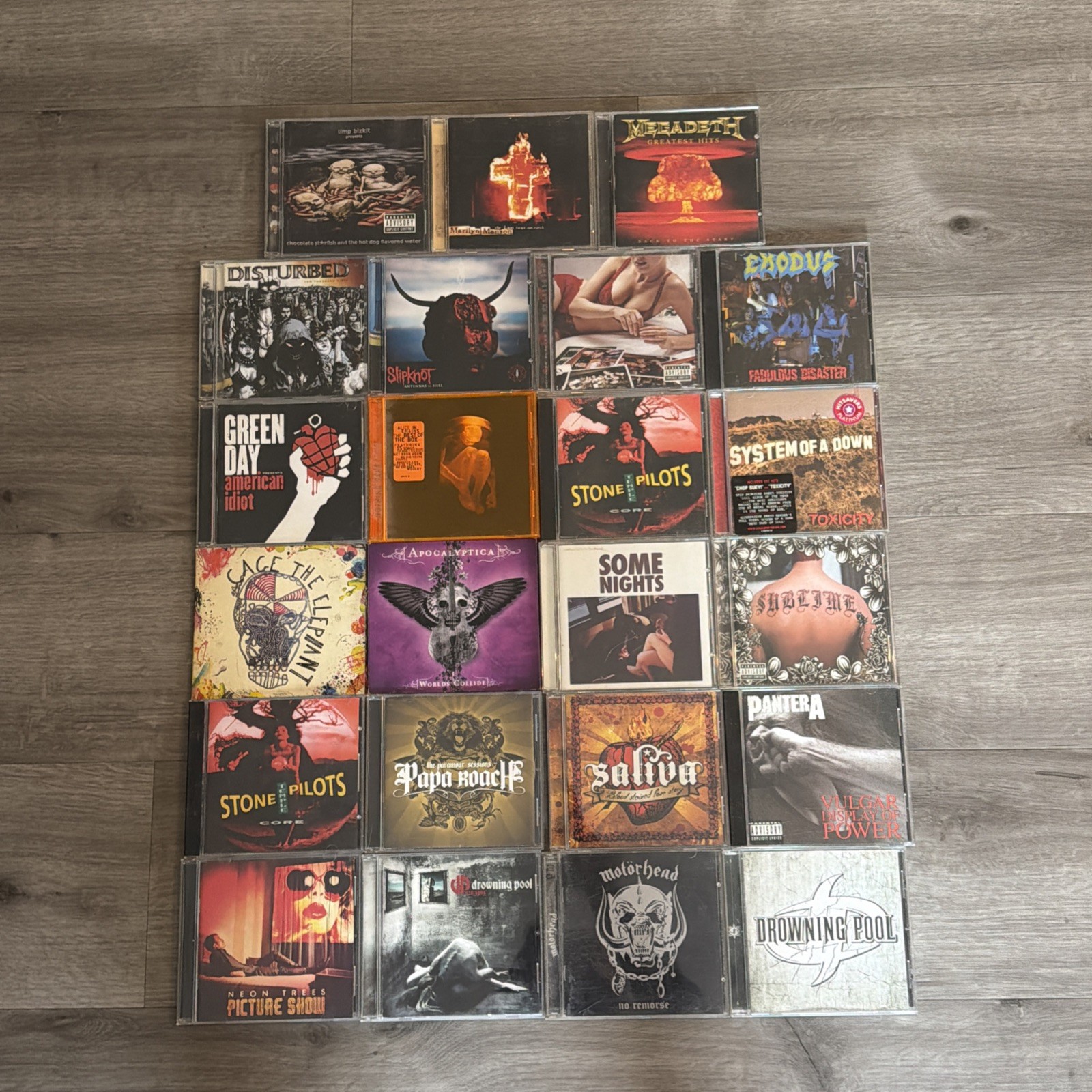 CD Lot 23 Albums 90\'s Y2K Rock & Metal Marilyn Manson Megadeth Pantera Slipknot