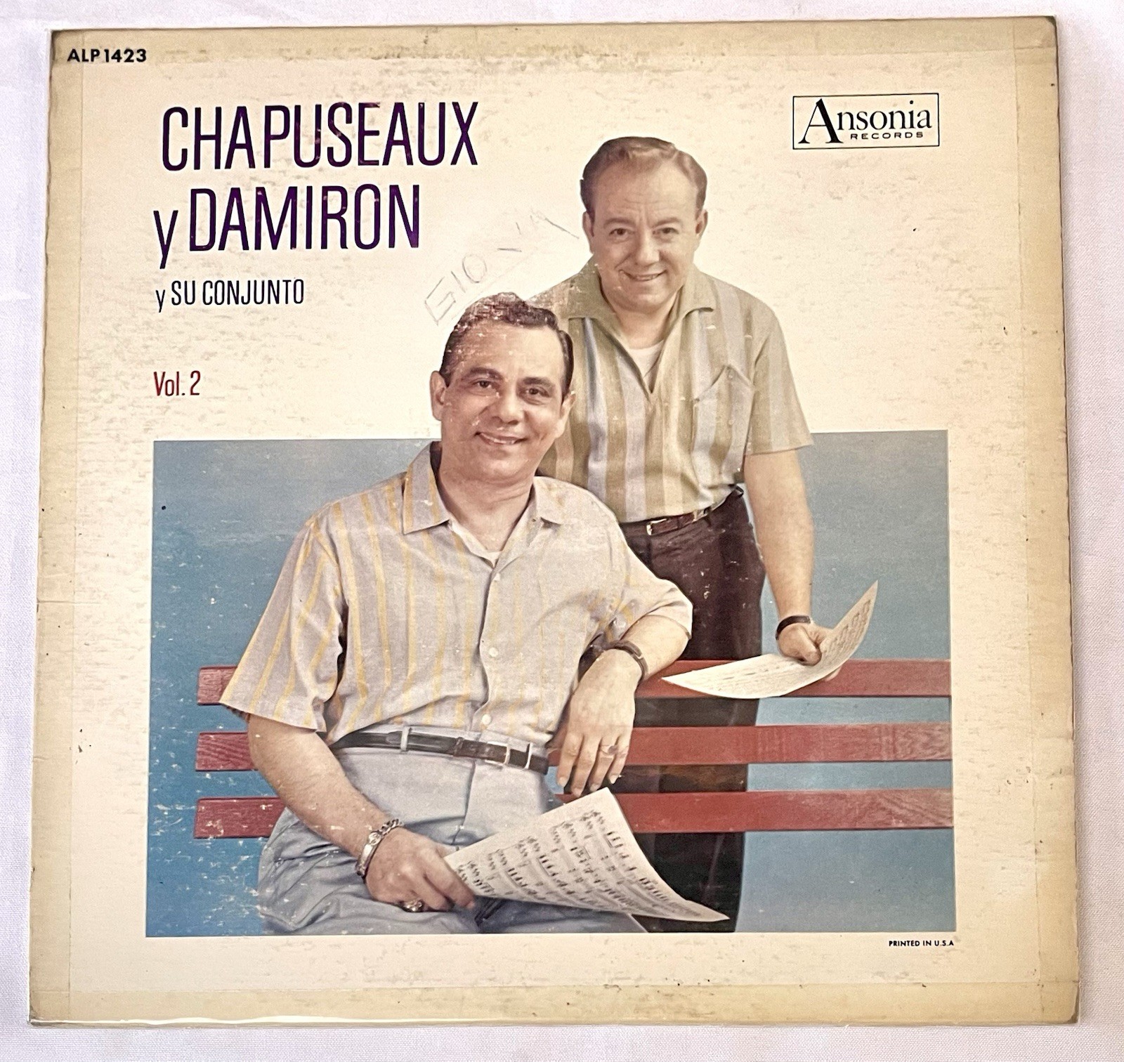 Chapuseaux Y Damiron Y Su Conjunto Vol. 2 - Ansonia US Mambo Guaracha VG+
