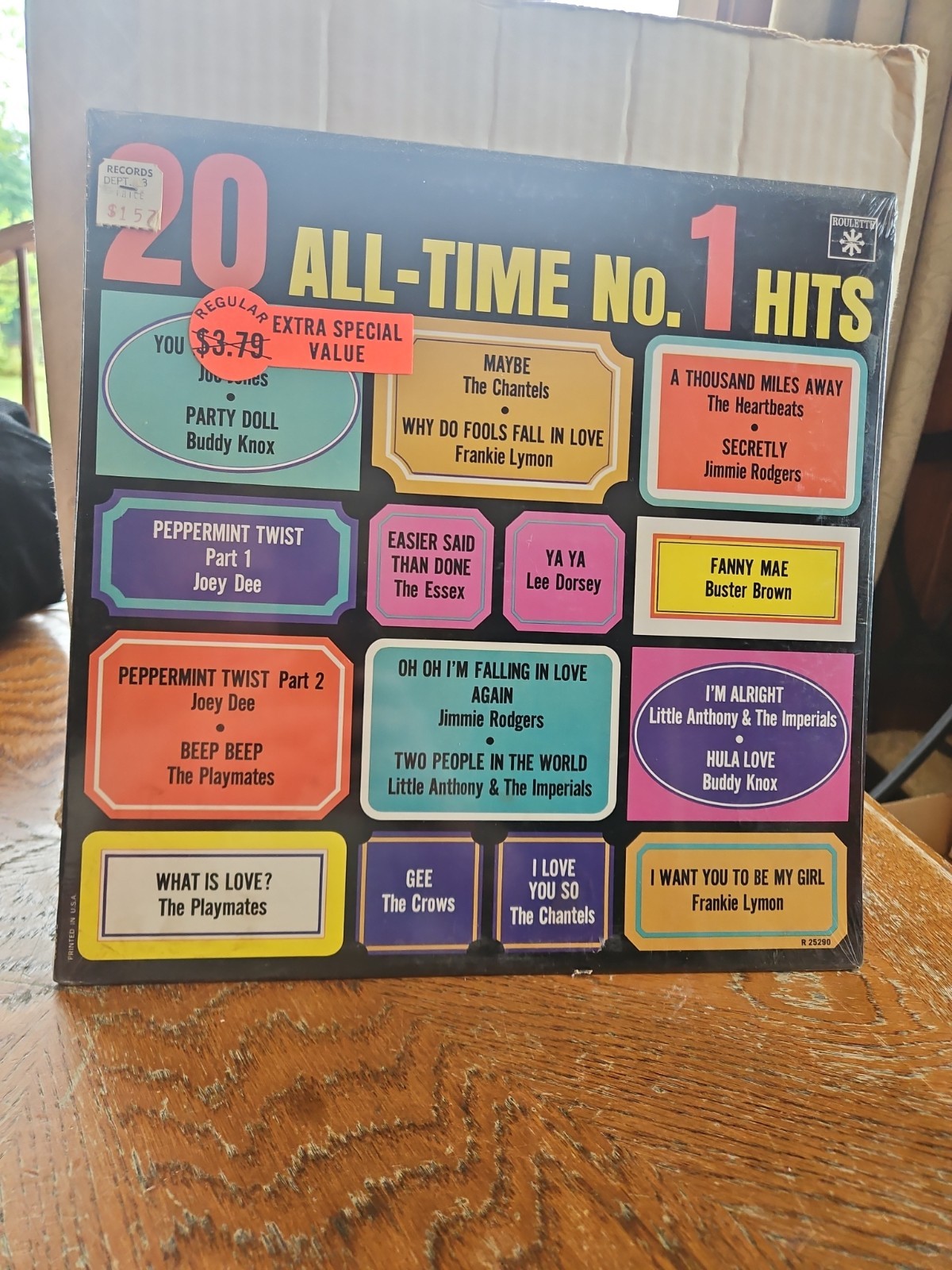SEALED Oldies /20 All Time No 1 Hits 1965 Vinyl LP Record Album Various Artists 