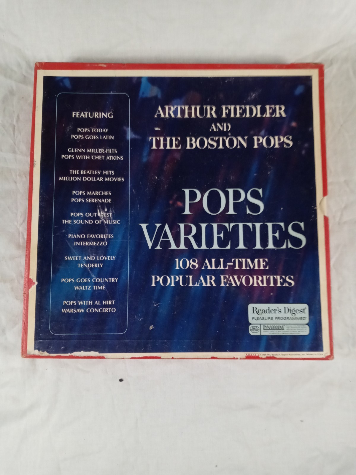 Vintage Rare Pops Varieties 108 All Time-Favorites 9 LP Vinyl Recorder Album Set