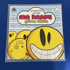 DJ Hazard & D minds: Mr Happy  Super Drunk  Vinyl Record Jump Up DnB Jungle Rare picture