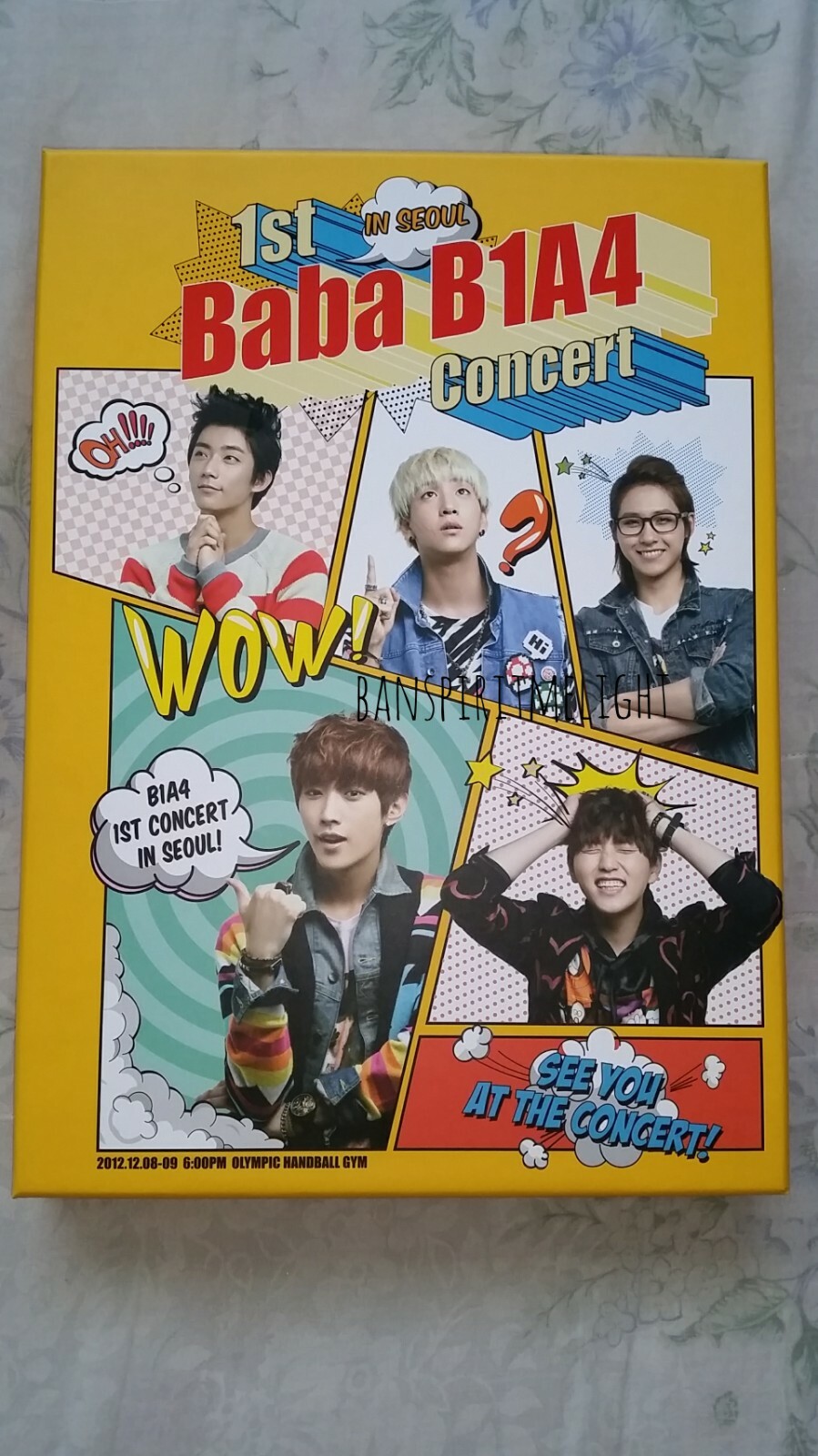 B1A4 1st Concert : Baba B1A4 In Seoul 3DVD +148p Photobook +5p Poster (On Pack)