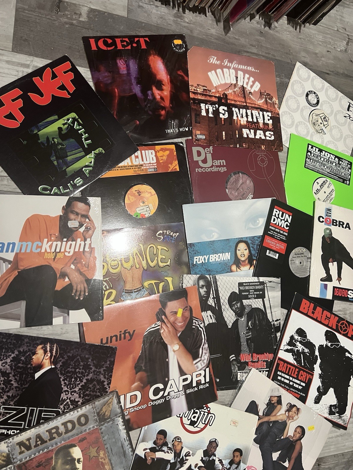 🔥 Huge Rap Hip Hop R&B Vinyl Record Lot 🔥 DJ JIMMY JAMZ Personal Collection