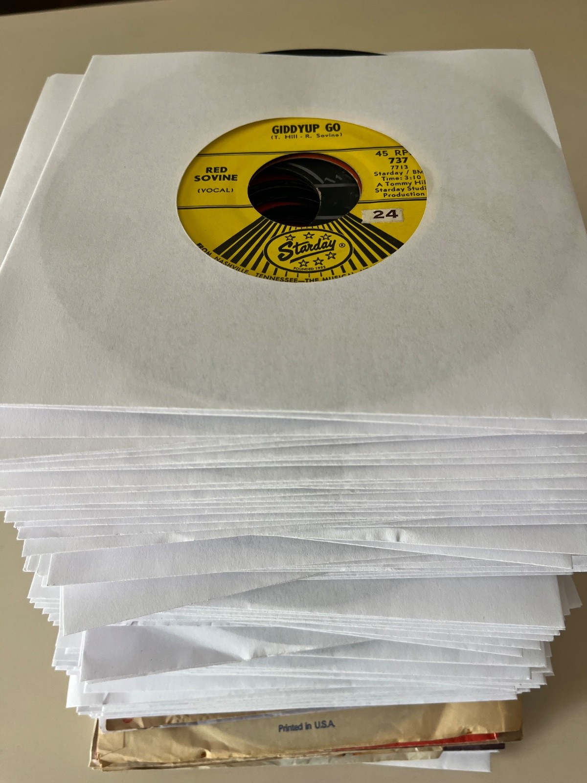 Lot of 94 Classic Country Vintage 45 RPM Records - 50s & 60s HILLBILLY BOPPERS