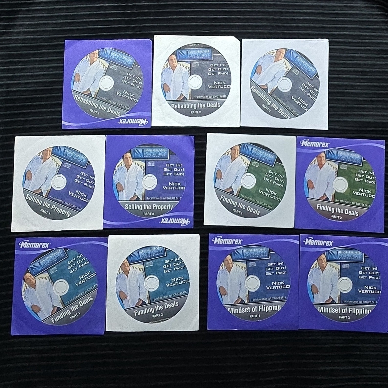 Nick Vertucci Real Estate Academy Training CDs Lot of 11 Brand New