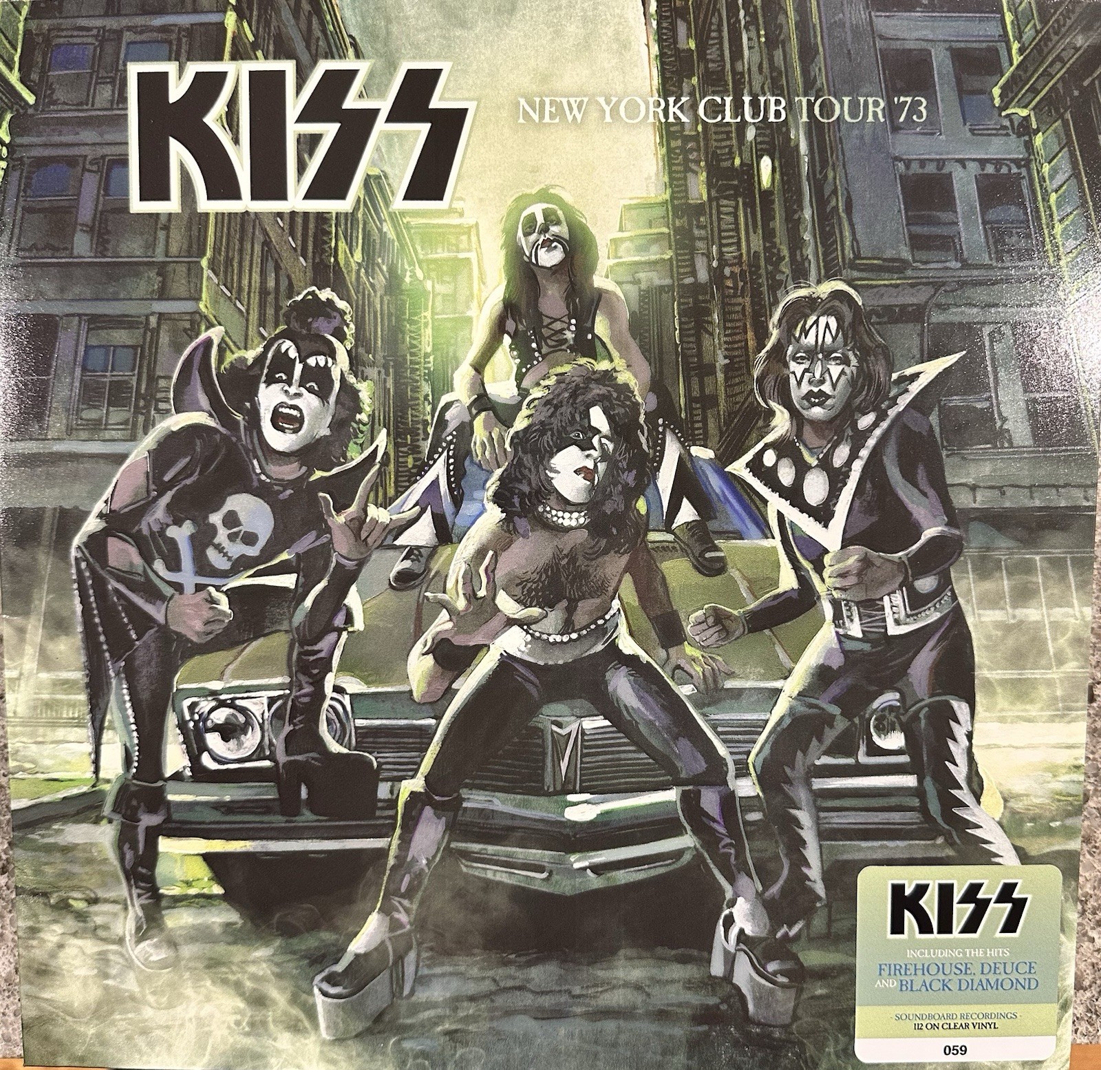Kiss New York Club Tour 73 1 LP Color Vinyl Soundboard live NEW w 16x24 Poster