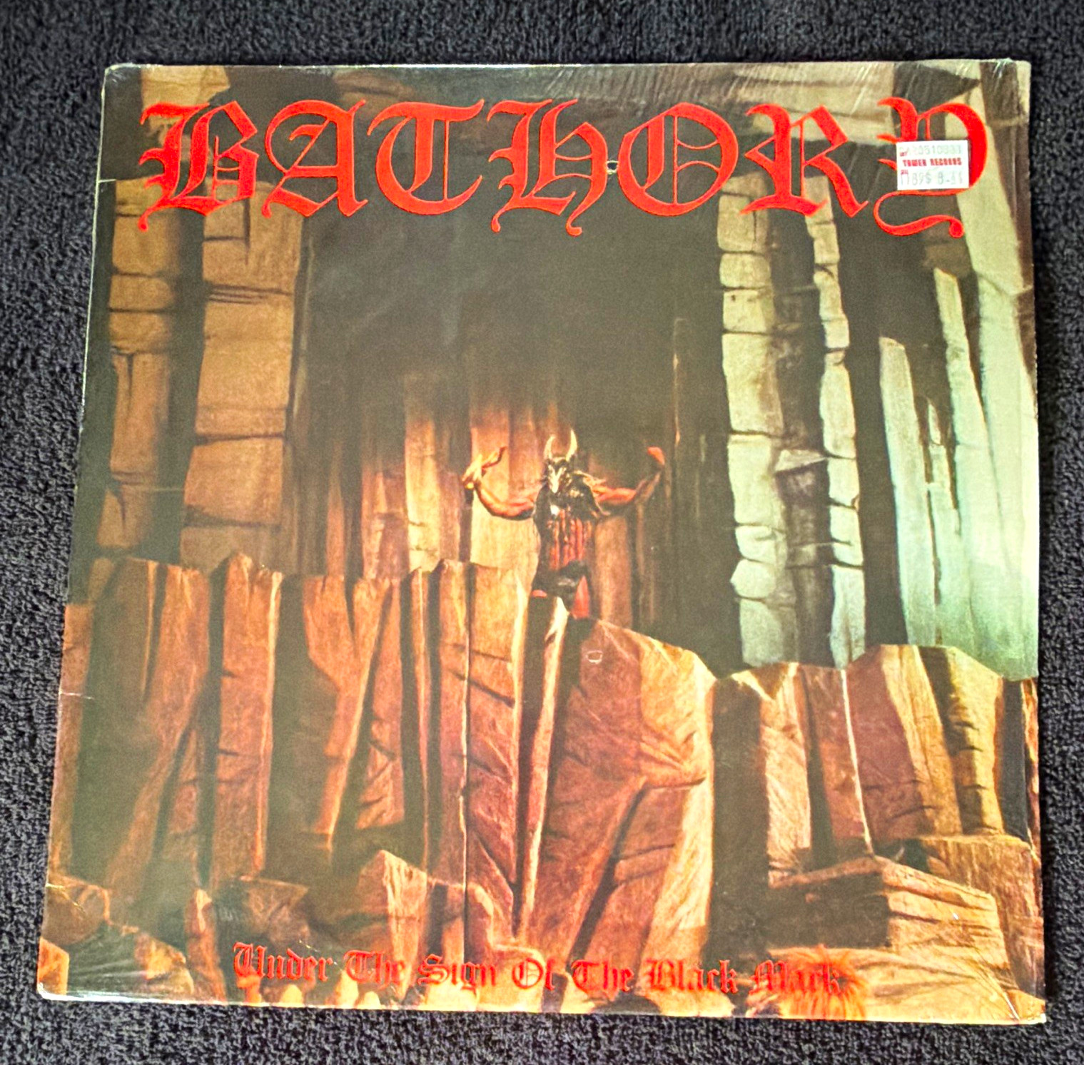 BATHORY Under The Sign Of The Black Mark LP 1987 NRR33 ORIGINAL US 1st Press SHR