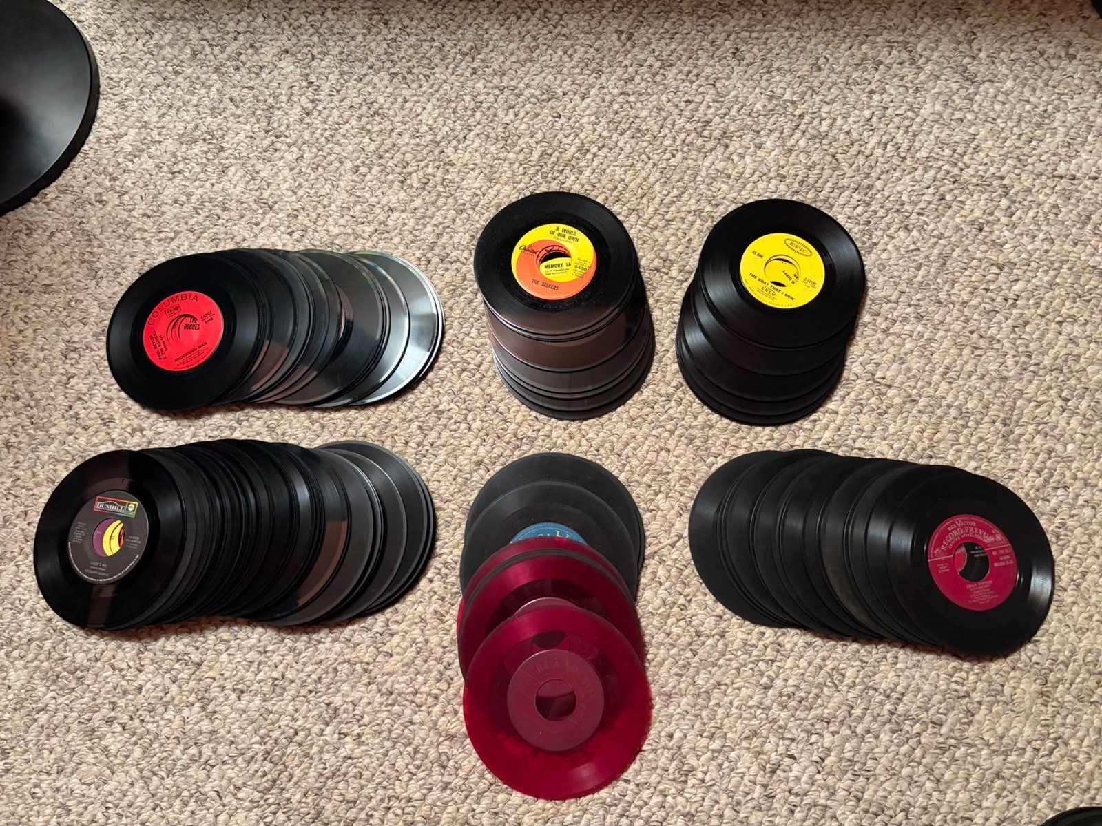 Lot Of 90 45's Record Collection