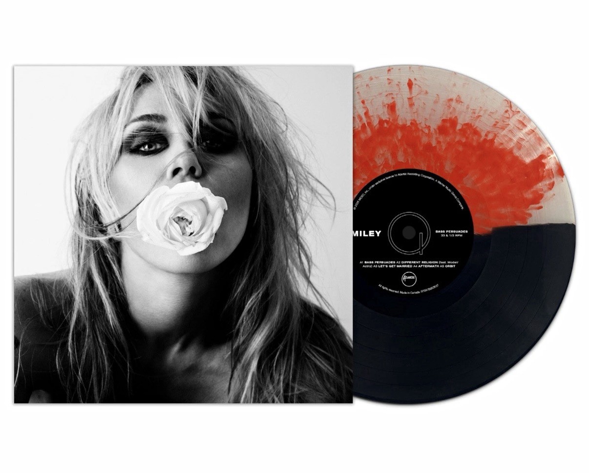 Miley Cyrus Bass Persuades Vertigo Vinyl Exclusive LP Hand Numbered 2,535/5,000 