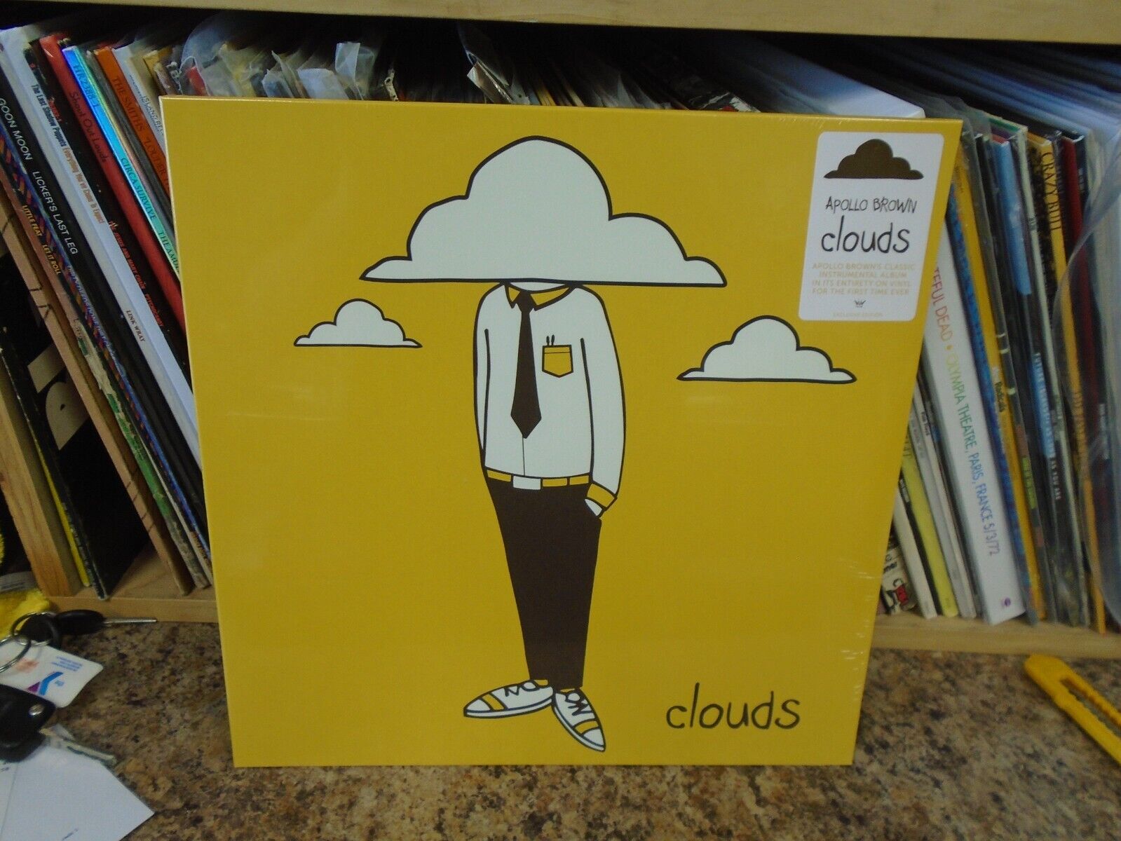 Apollo Brown Clouds LP NEW GOLD SWIRL vinyl underground hip hop Oddisee