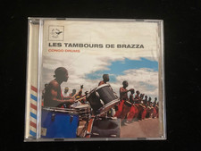 Les Tambours de Brazza Congo drums cd Air Mail music made in France Rare picture