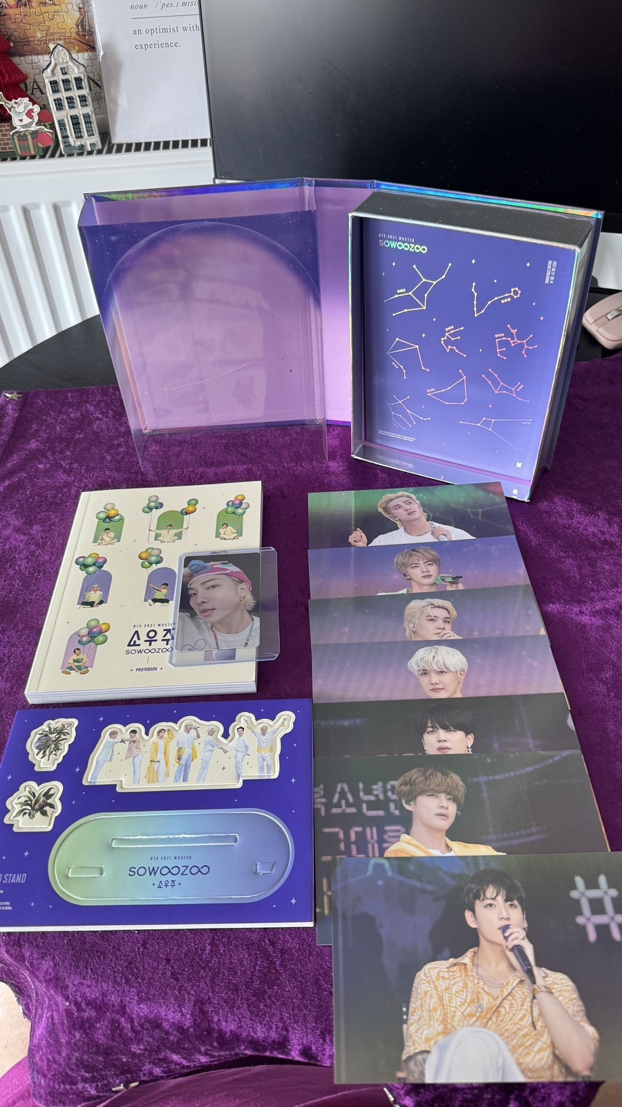 BTS 2021 Muster Sowoozoo DVD Complete Set with Photocards RM  + Postcard Set