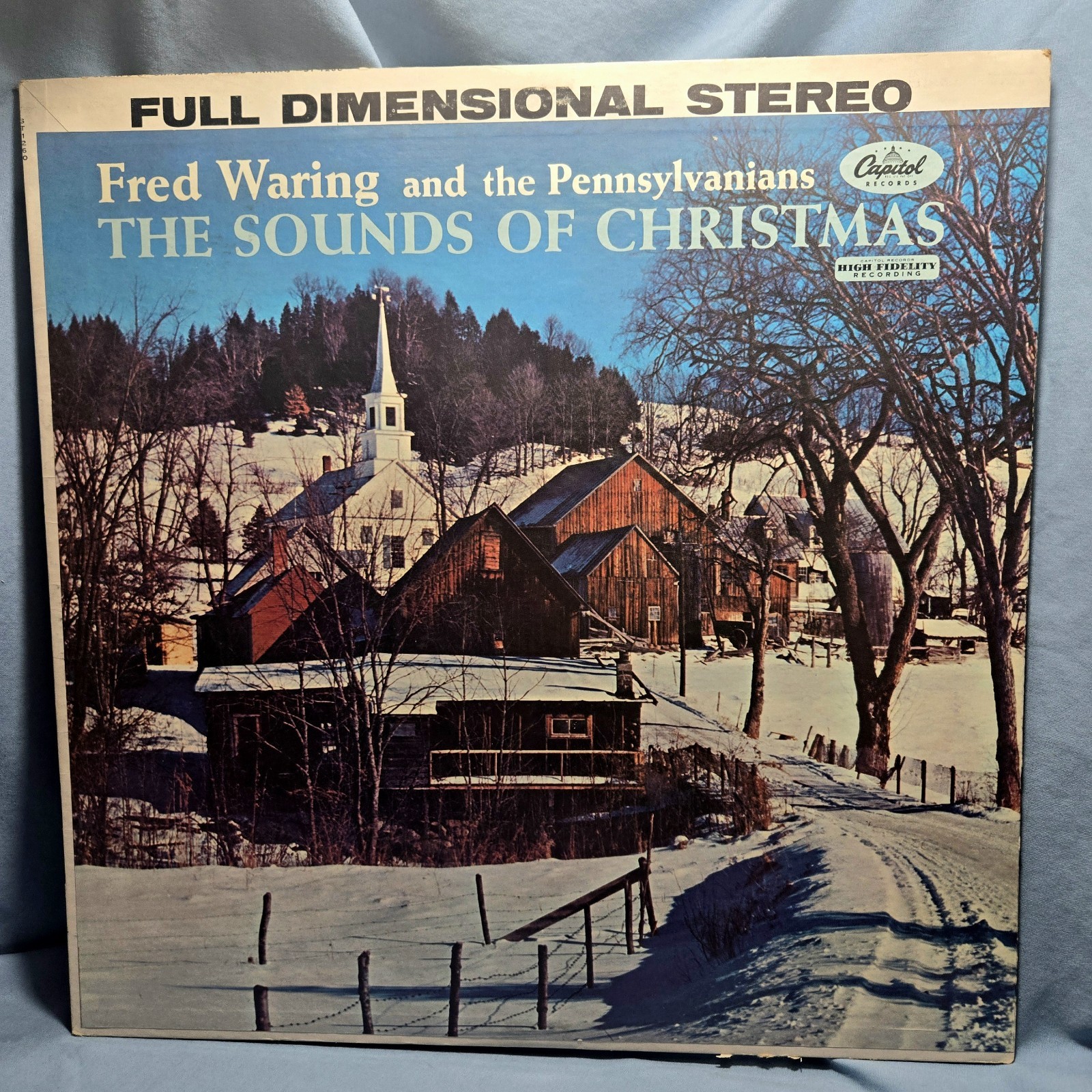 Fred Waring Sounds Of Christmas Vinyl LP ST-1260 1st Press RCA Indianapolis VG+