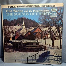 Fred Waring Sounds Of Christmas Vinyl LP ST-1260 1st Press RCA Indianapolis VG+ picture