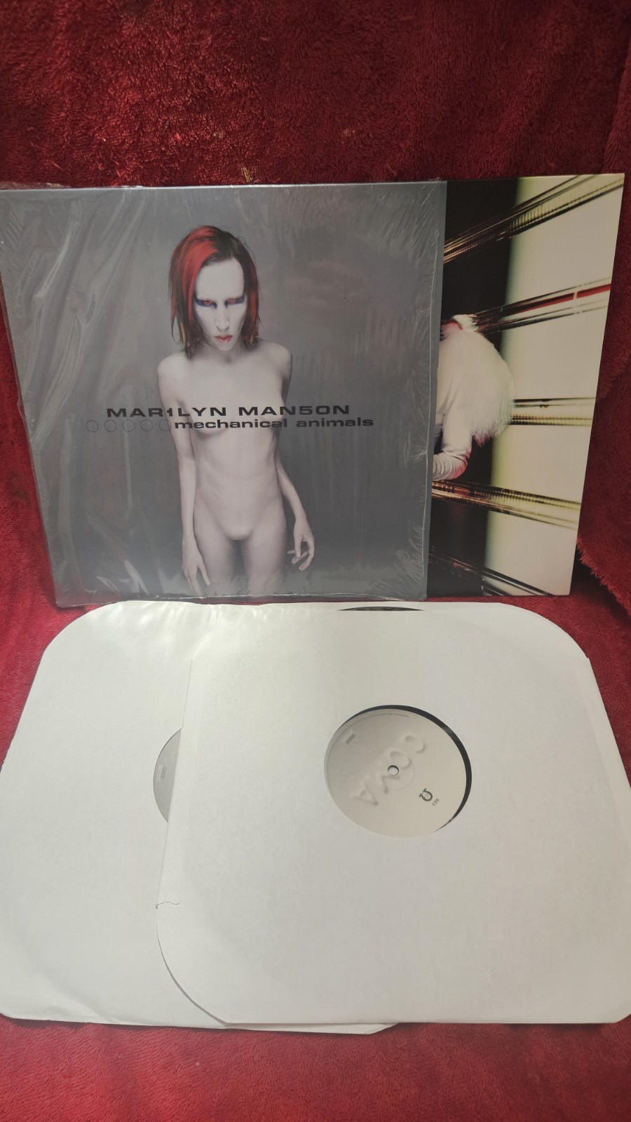 Marilyn Manson Mechanical Animals Vinyl 2012 Back To Black 2 LP Reissue PRE-OWN