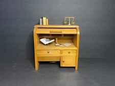 Vintage Rare Berkeley Musical My Favorite Things Wooden Roll Top Desk Music Box picture