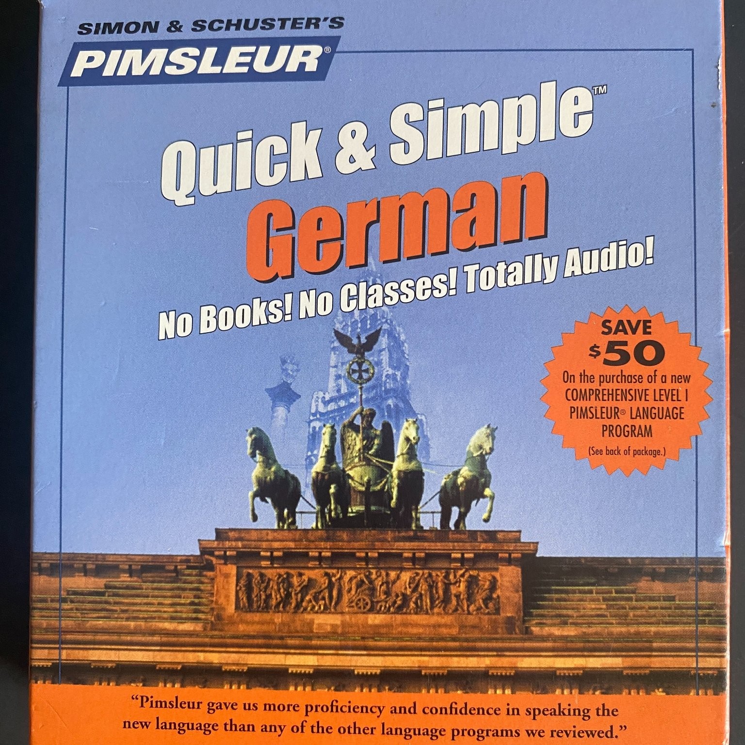 Pimsleur Quick & Simple German CD Language Learning Audio Program