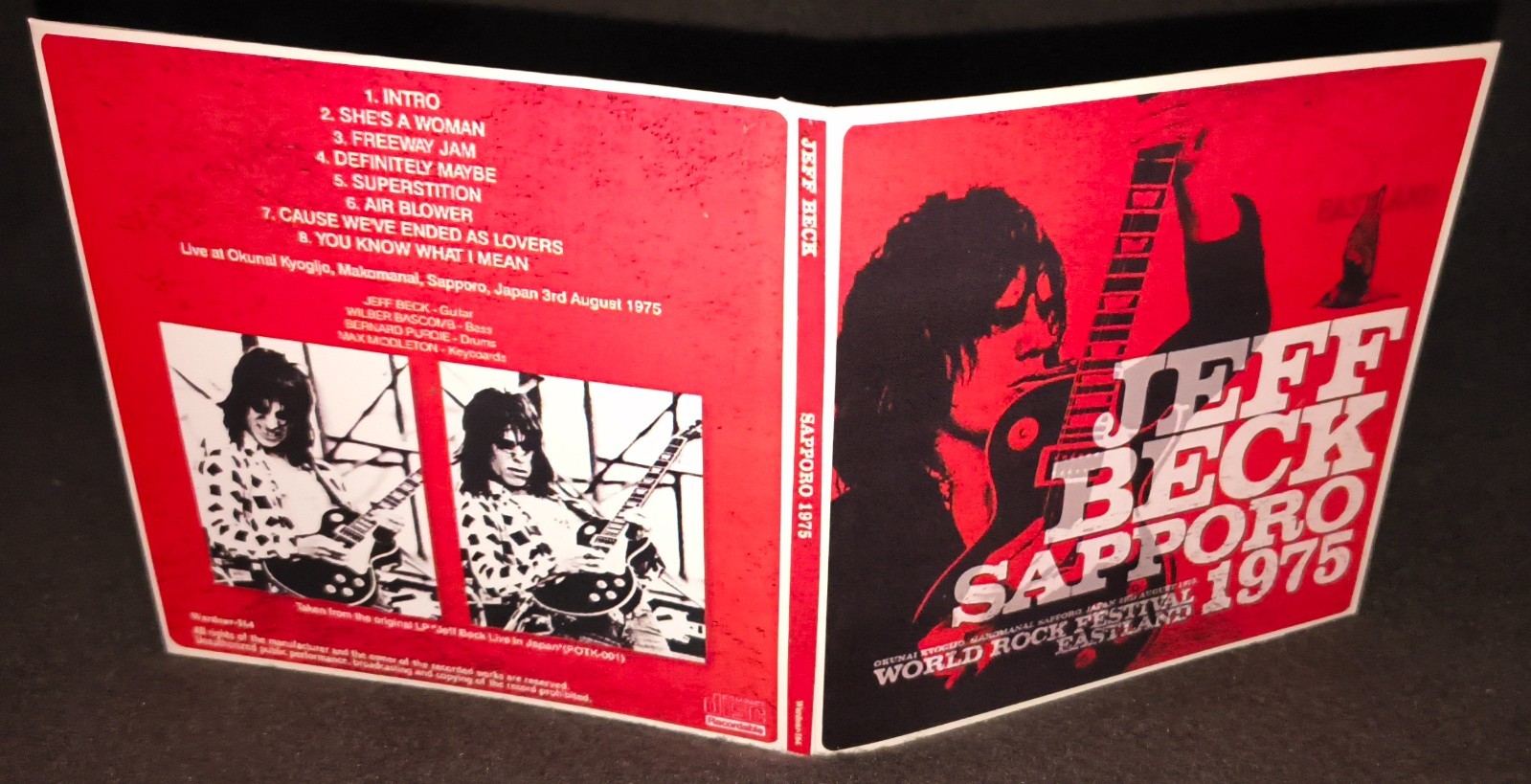 Jeff Beck Sapporo 1975 Gate Fold CD NEW