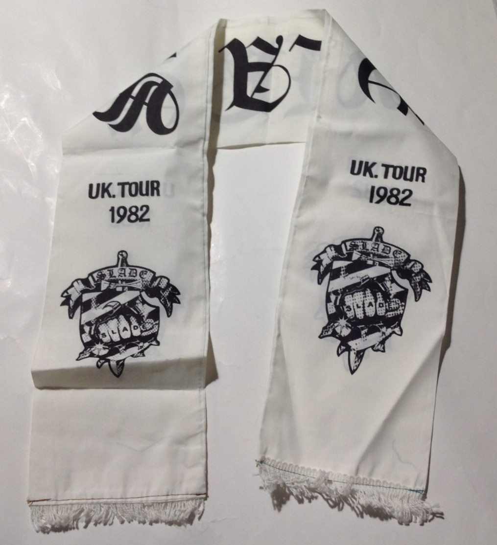 Slade Noddy Holder vintage 1980s CONCERT SCARF